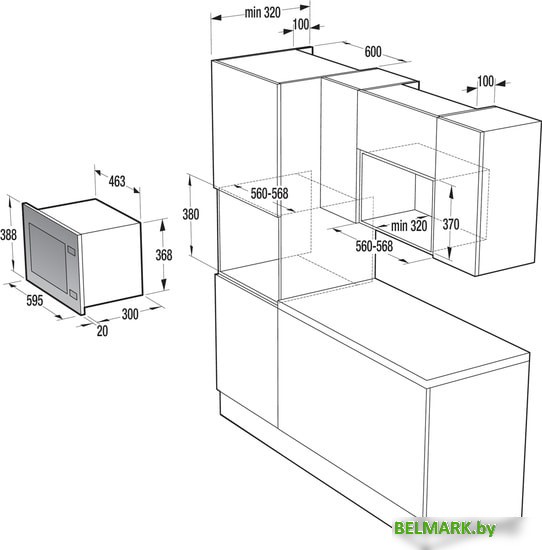Микроволновая печь Gorenje BM201A4XG - фото2
