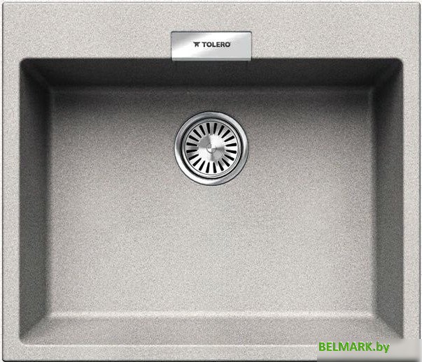 Кухонная мойка Polygran Tolero 580 (серый) - фото