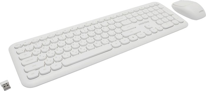 Клавиатура + мышь SmartBuy SBC-666395AG-W - фото2