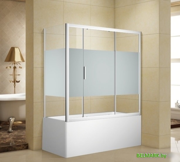 Душевая шторка Aquanet Practic AE10-B-170H150U-CP (прозрачное стекло) - фото