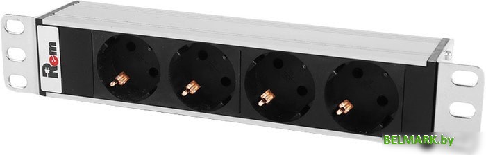 Блок розеток ЦМО R-10-4S-220-Z (4 розетки, без шнура питания) - фото