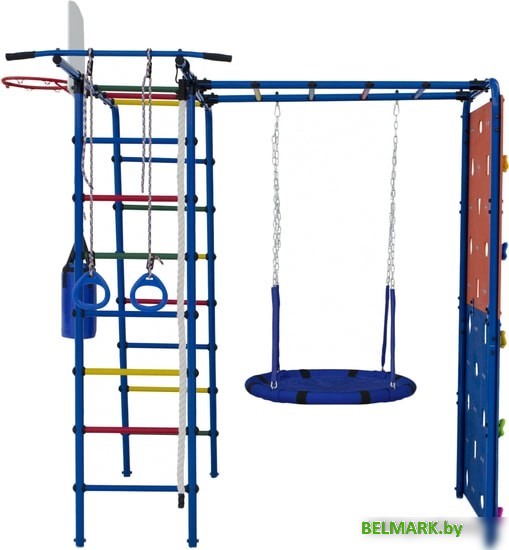 Детский спортивный комплекс Формула здоровья Street 2 (синий/радуга) - фото2