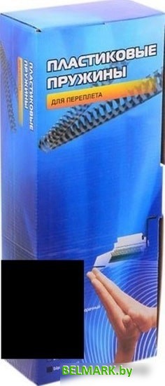 Пластиковая пружина для переплета Office-Kit 14 мм (черный) - фото