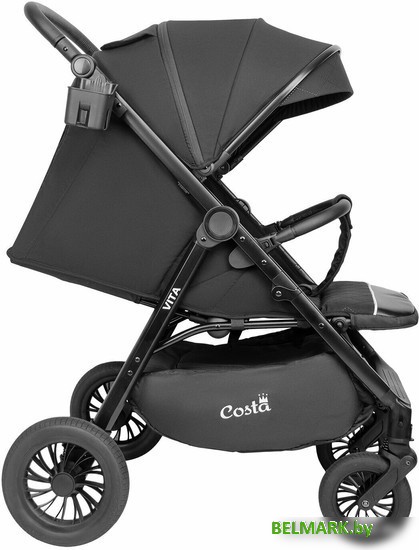 Коляска прогулочная «книга» Costa Vita VT-5 (черный) - фото2