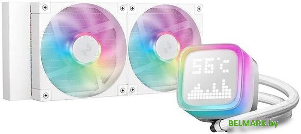 Система жидкостного охлаждения для процессора DeepCool LP240 WH R-LP240-WHMSMC-G-1 - фото