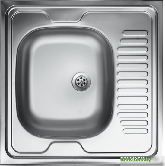 Кухонная мойка Kromevye N 209 (чаша слева) - фото