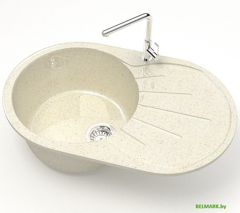 Кухонная мойка MARRBAXX 110/G31 F110G031 (белый) - фото2