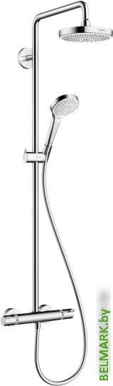 Душевая система Hansgrohe Croma Select S 180 2jet Showerpipe (27253400) - фото