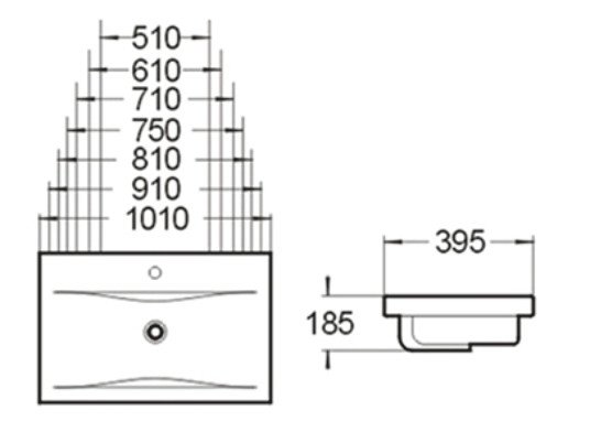 Умывальник SantiLine SL-2101 (60) - фото2