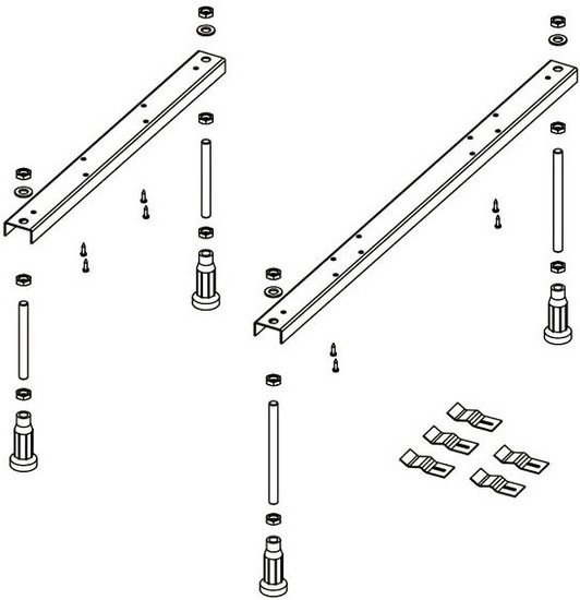 Ножки опорные Riho Petit Pootset09 207097 - фото