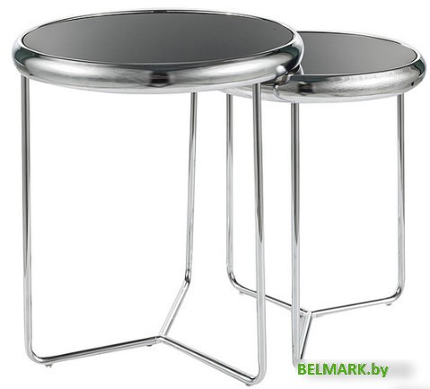 Журнальный столик Signal Scarlet II (черный/хром) - фото