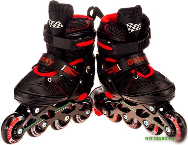 Роликовые коньки Favorit 8301-S-BK (р. 30-33) - фото