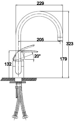 Смеситель Kaiser Nova 23044 - фото2