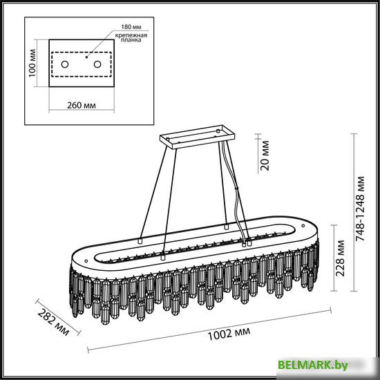Подвесная люстра Odeon Light Dakisa 4986/12 - фото2