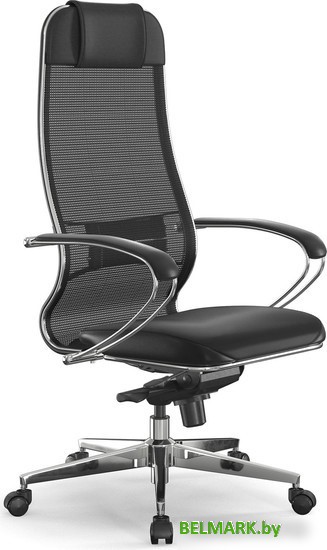 Офисное кресло Metta Samurai Comfort S Infinity Easy Clean (черный) - фото