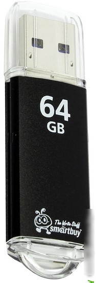 USB Flash Smart Buy 64GB V-Cut Black (SB64GBVC-K3) - фото