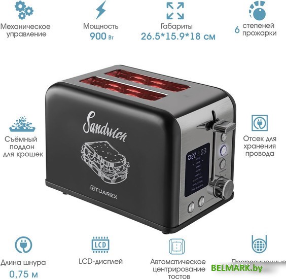 Тостер Tuarex TK-6003 - фото