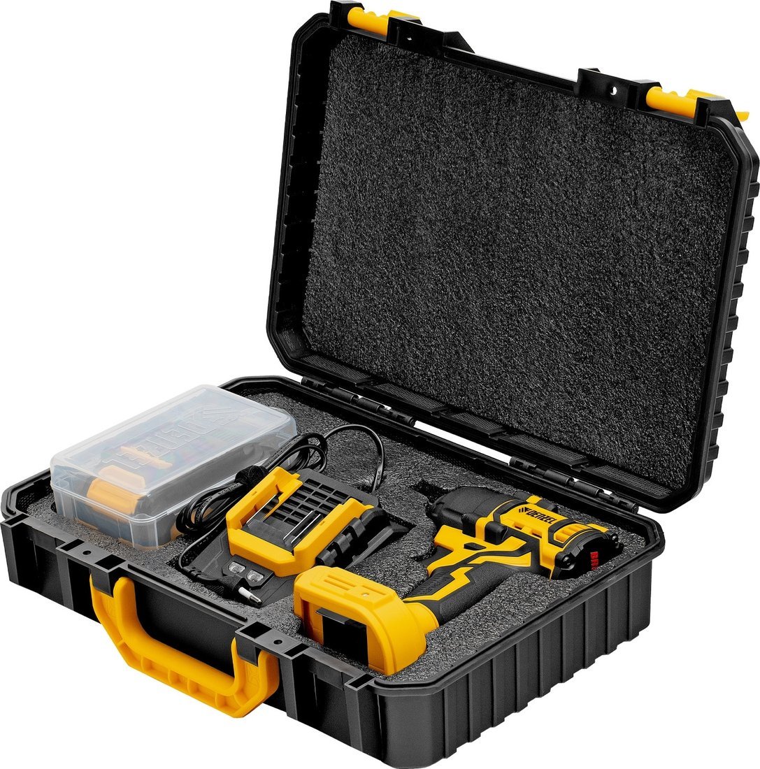 Гайковерт Denzel CIWH-BL-20-500 (с 1-им АКБ, кейс) - фото2