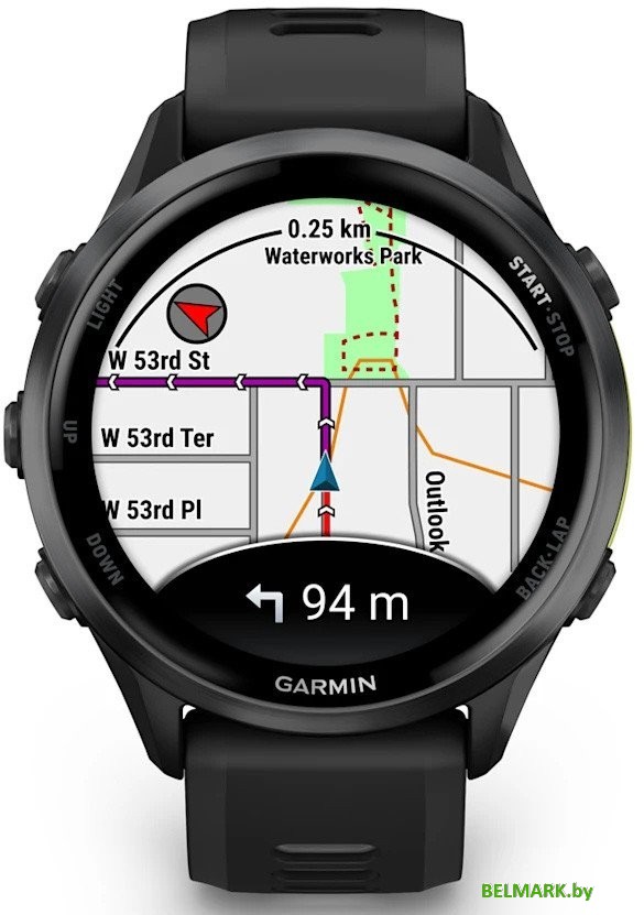Умные часы Garmin Forerunner 970 47 мм (темно-серый/серый) - фото2