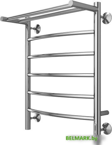 Полотенцесушитель TERMINUS Классик П6 500x650 с полкой бп электро - фото2