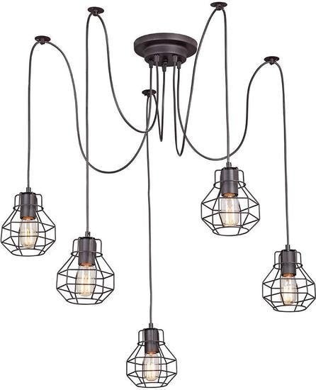 Подвесная люстра Vitaluce V4884-1/5S - фото