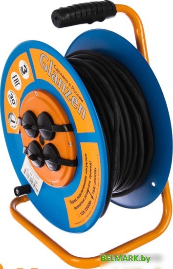 Удлинитель Glanzen EB-30-009 (30 м, синий) - фото