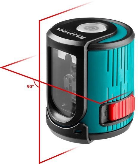 Лазерный нивелир KRAFTOOL CL-20 34700-5 (с держателем, кейс) - фото2