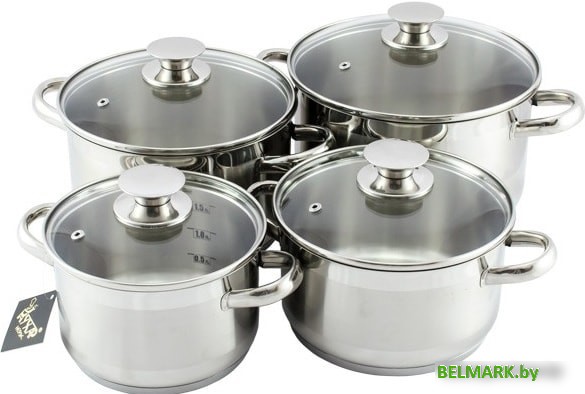 Набор кастрюль Кухар Лотос Традиция КЛ2-004С - фото