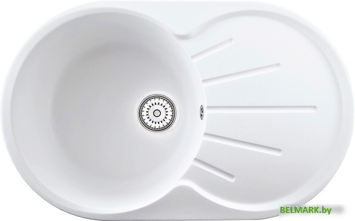 Кухонная мойка Berge BR-7501 (белый матовый) - фото