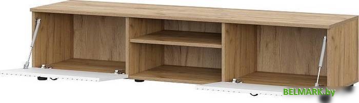 Тумба SV-Мебель Милан 00-00107349 (дуб золотой/белый матовый) - фото2