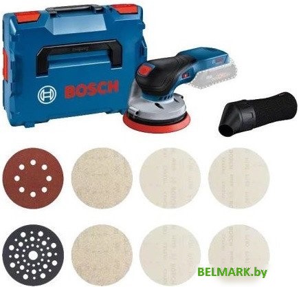 Эксцентриковая шлифмашина Bosch GEX 18V-125 Professional 0615A5004H (без АКБ, кейс) - фото