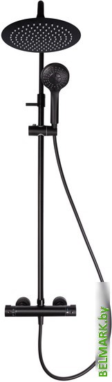 Душевая система Rubineta Olo BK + Thermo-15 BK 625038 - фото