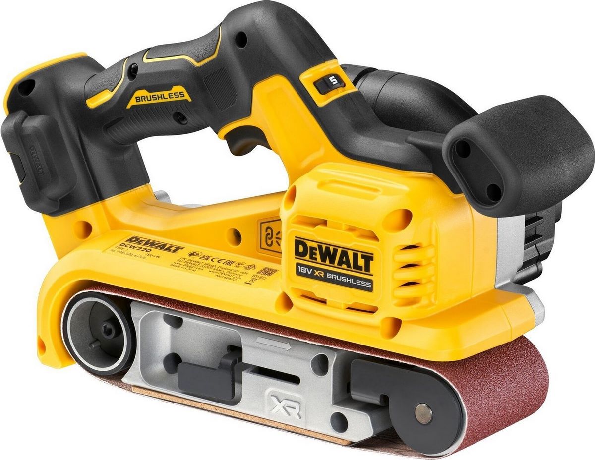 Ленточная шлифмашина DeWalt DCW220NT (без АКБ, кейс) - фото2