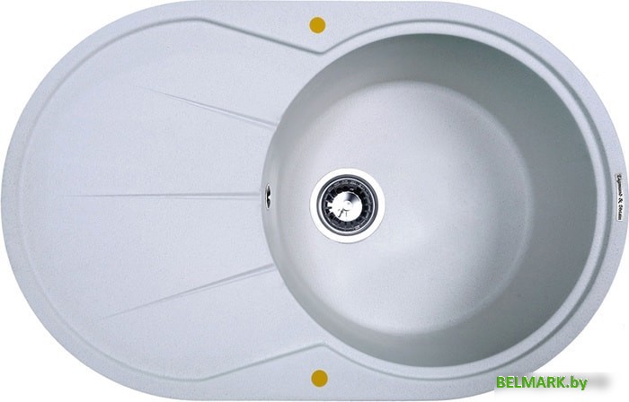 Кухонная мойка Zigmund & Shtain Kreis OV 770 B (млечный путь) - фото