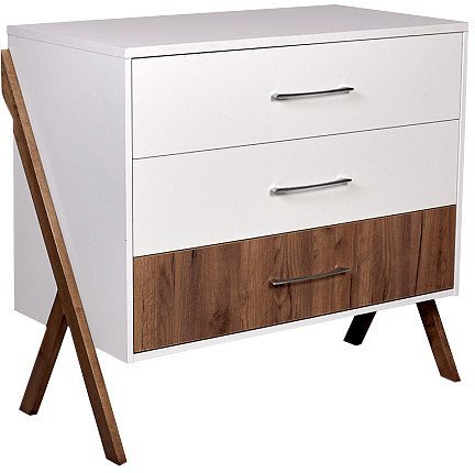 Комод Polini Kids Porto 2200 0002572.165 (белый/дуб крафт) - фото