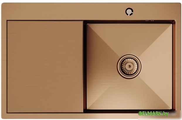 Кухонная мойка Mixline Pro 552920 (бронза, с сифоном) - фото