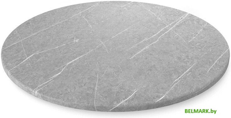 Кухонный стол Sheffilton SHT-TU2-1/ТТ 90 МДФ SHT-T210 (черный муар/серый мрамор) - фото2