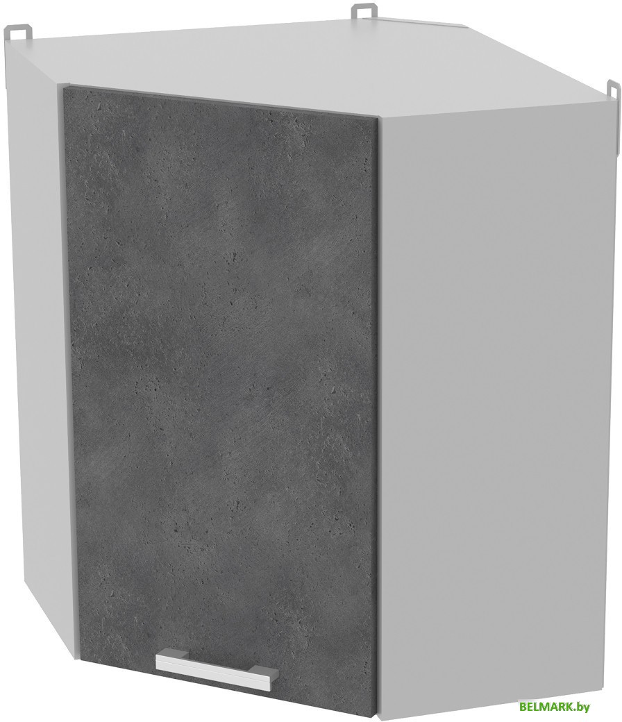 Шкаф навесной Интерлиния Компо ВШУ-720 (бетон портленд) - фото