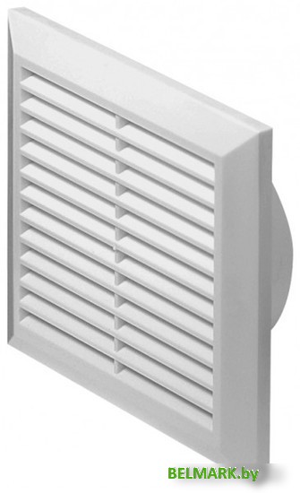 Вентиляционная решетка Awenta Classic T27 20х20/d150 (белый) - фото