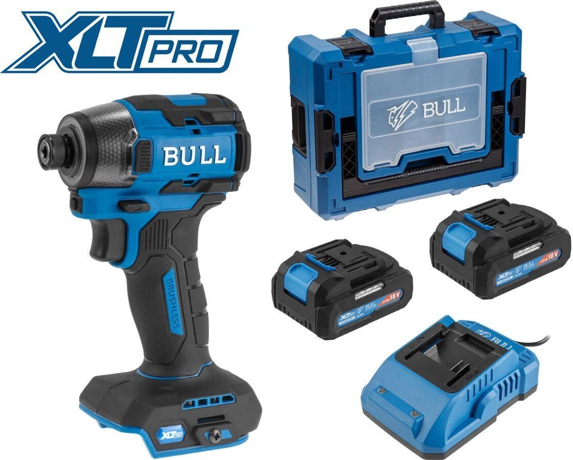 Винтоверт Bull CID 2218 1329954 (с 2-мя АКБ, кейс) - фото