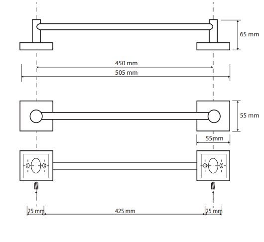 Держатель для полотенца Bemeta Beta 132104022 - фото2