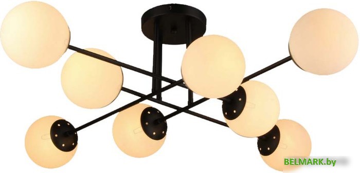 Люстра средней высоты Mirastyle SX-N-6284/8 BK - фото