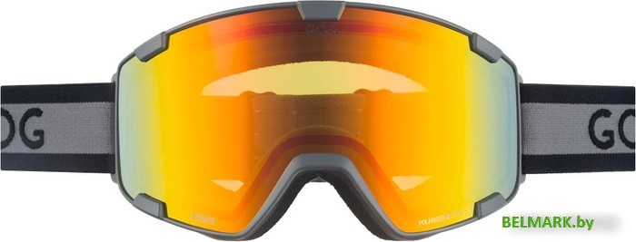 Горнолыжная маска (очки) GOG Polarized H606-3P (серый матовый) - фото