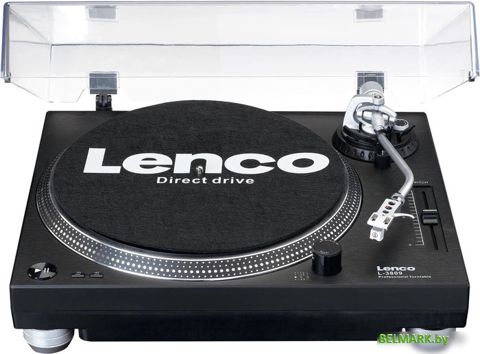 Виниловый проигрыватель Lenco L-3809 (черный) - фото