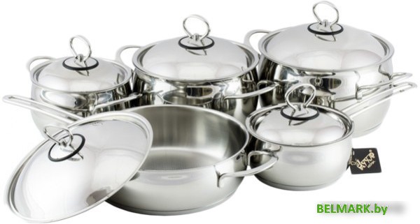 Набор кастрюль Кухар Магнолия Классика КМ1-035М - фото