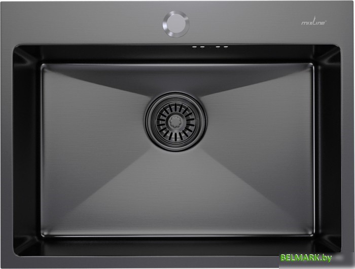 Кухонная мойка Mixline 547236 (черный графит, 3 мм) - фото