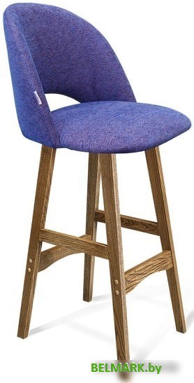 Стул Sheffilton SHT-ST34/S65 (синий мираж/светлый орех) - фото