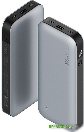 Портативное зарядное устройство ZMI QB826 25000mAh (серый) - фото2