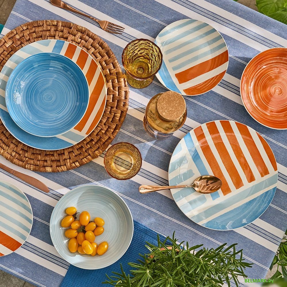 Набор тарелок Tognana Madison Portofino MC070186021 (18 шт) - фото2