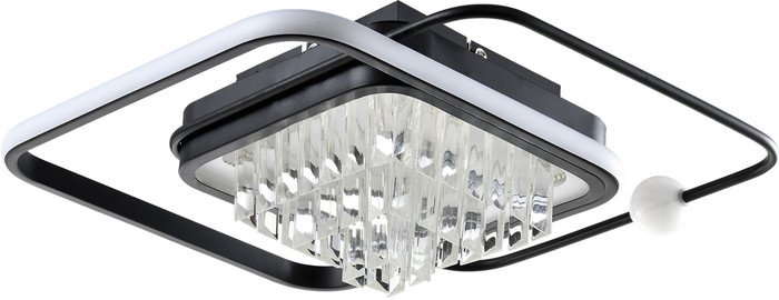 Припотолочная люстра LED4U L8022-450 BK - фото